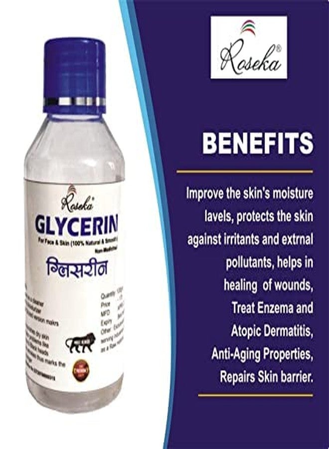 Roseka Glycerin And Combo set Natural Beauty & Skin Care 70x5 ml (Glycerin, Pack of -5) - Image 4