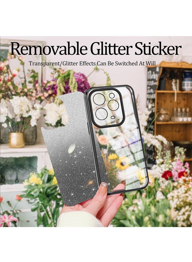 حافظة Infinix Hot 40/40 Pro من السيليكون اللامع، غطاء حماية مقاوم للصدمات مطلي بطبقة لامعة لهاتف Infinix Hot 40/Infinix Hot 40 Pro، حافظة رفيعة فاخرة للنساء والرجال - أسود - Image 2