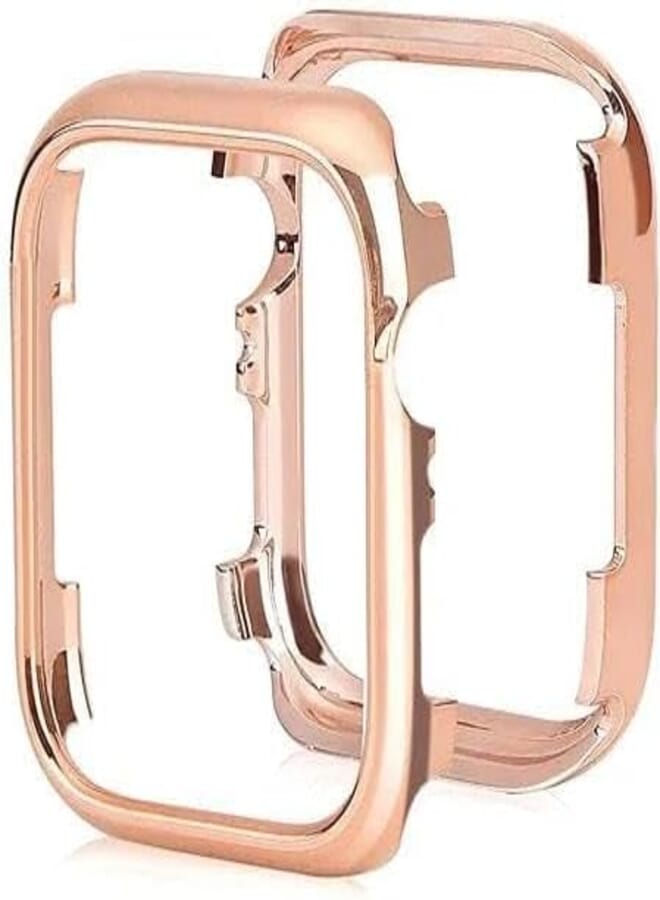 Next Store Aluminum Watch Case 40mm Front and Back Cover with Magnetic Frame Easy Installation Shock and Scratch Resistant Compatible with iWatch 7/8/9