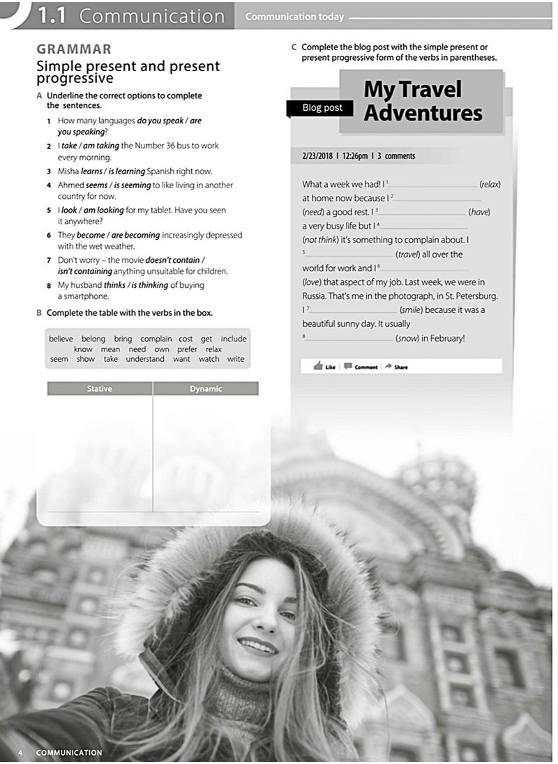 null - American Language Hub Level 3 Workbook without Key + Access to Audio - Image 1