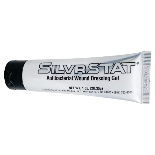 SilvrSTAT SilvrSTAT First Aid Kit Gel 32 PPM Silver Healing Wound Dressing Gel SilverSol AgO Particles 1 oz