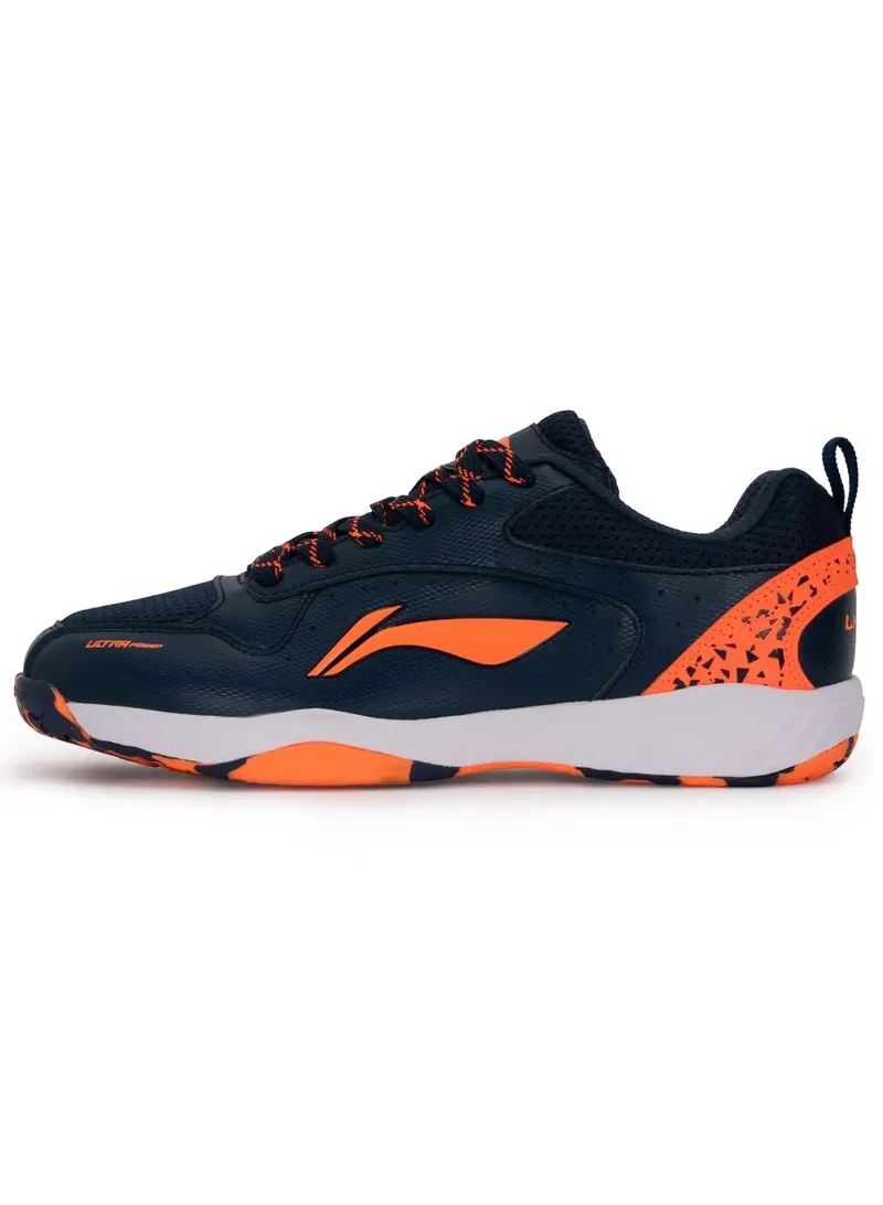 Li-Ning Li-Ning Ultra Power Non Marking Badminton Shoes (Navy/Orange ; EUR 35)