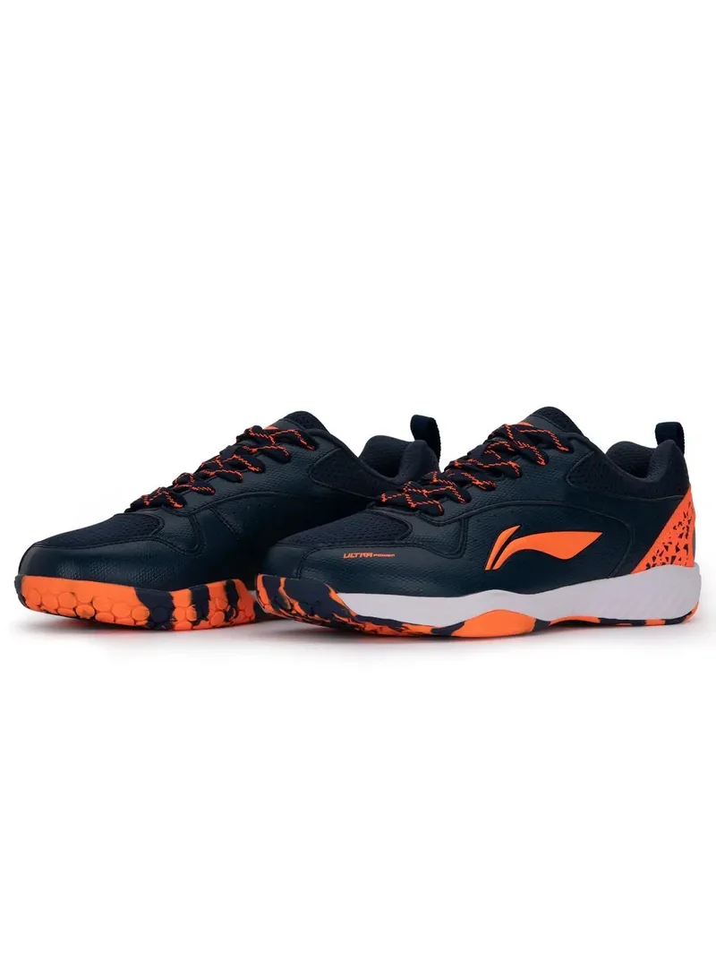 Li-Ning Li-Ning Ultra Power Non Marking Badminton Shoes (Navy/Orange ; EUR 35)