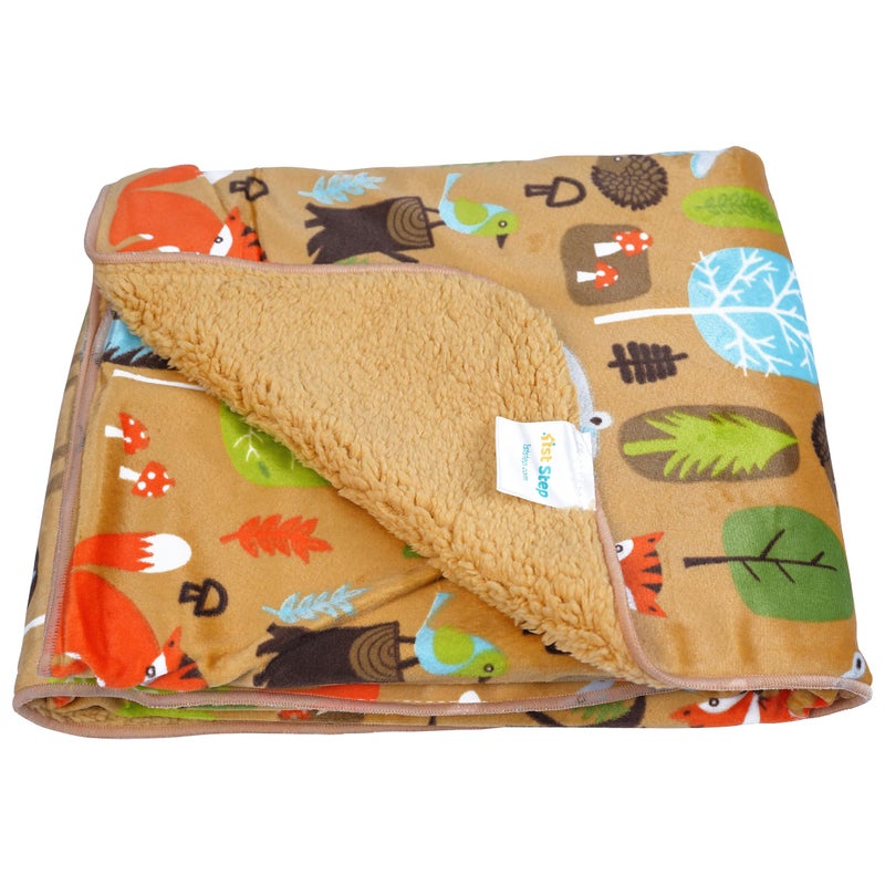 1ST STEP Printed Fleece Blanket (Tiger) - Image 3