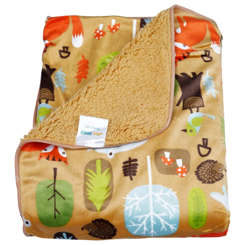 1ST STEP Printed Fleece Blanket (Tiger) - Image 1