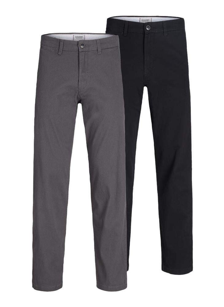 JACK & JONES 2 Pack Of Casual Chinos - Image 1