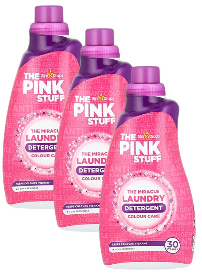 THE PINK STUFF Colour Care Detergent 3x960ml - Image 2