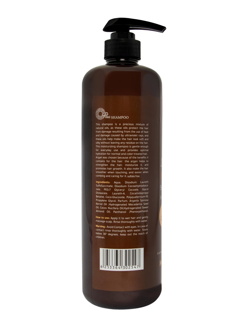 Oplus Argan Repair Shampoo, Sulfate and Paraben Free, 1000ml - Image 2
