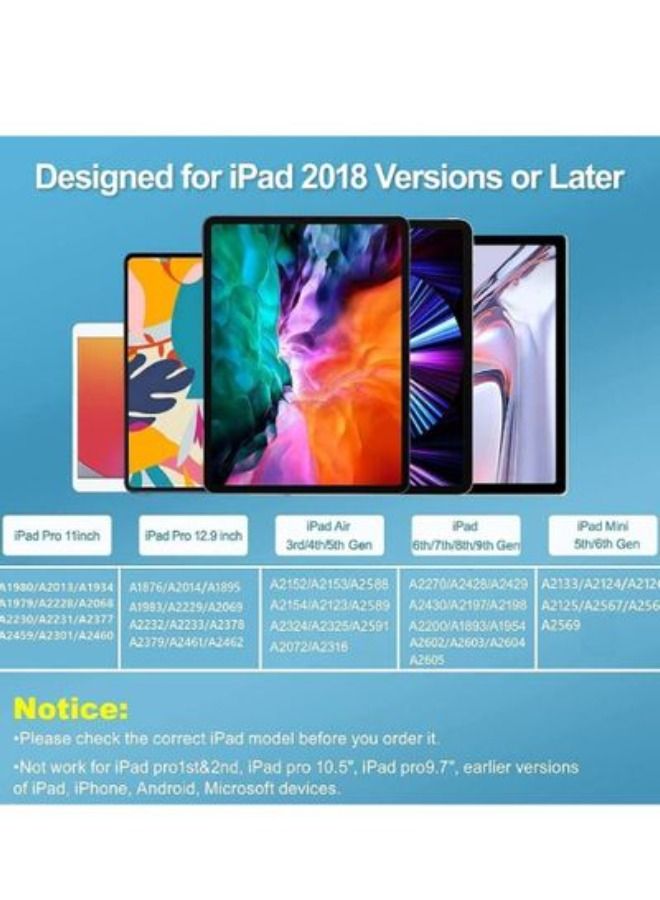 قلم ستايلس لباد مع إمالة حساسة وتصميم المغناطيسي ، قلم رصاص رقمي متوافق مع أبل آي باد - Image 3