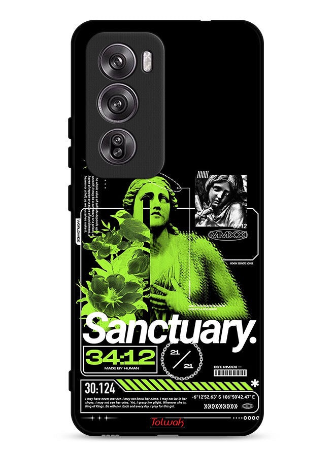 Tolwak Oppo Reno12 Pro 5G Protective Case Cover Sanctuary - Image 1