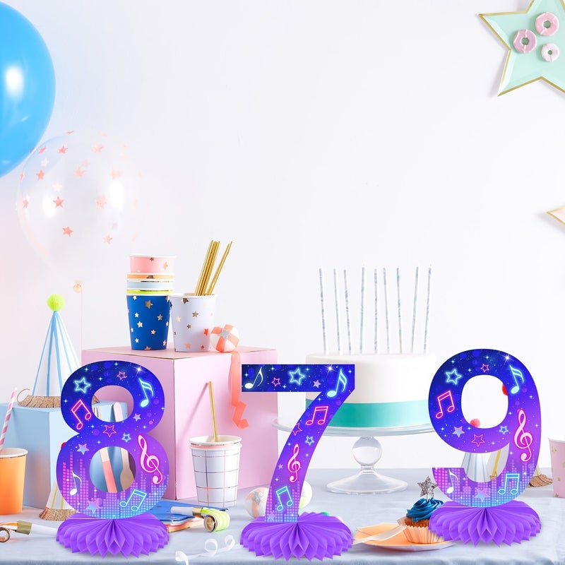 Kpop Themed Birthday Party Honeycomb Table Centerpiece Decoration Style3 - Image 5