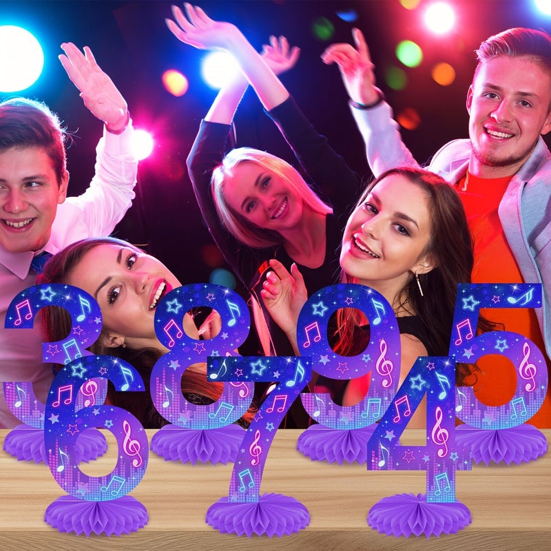 Kpop Themed Birthday Party Honeycomb Table Centerpiece Decoration Style3 - Image 1