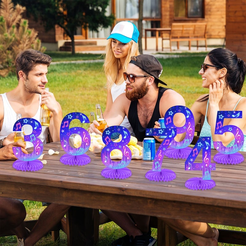 Kpop Themed Birthday Party Honeycomb Table Centerpiece Decoration Style3 - Image 4