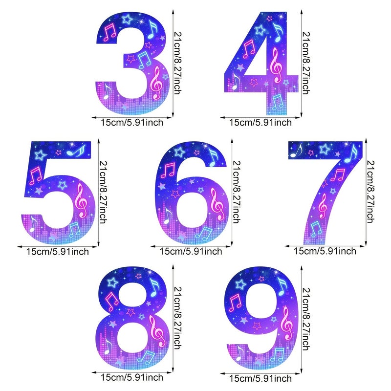 Kpop Themed Birthday Party Honeycomb Table Centerpiece Decoration Style3 - Image 2