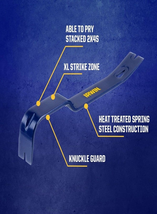 IRWIN Pry Bar, 2 in 1 Spring Steel Flat, 15 Inch (IWHT55150) - Image 2