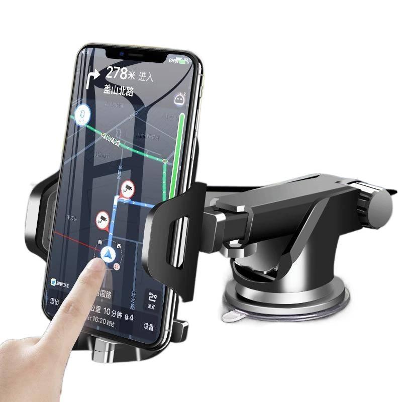 Handlebar Mount Secure Grip Car Phone Holder for Riding and Navigation for Fits Most Smartphones Black - Image 3