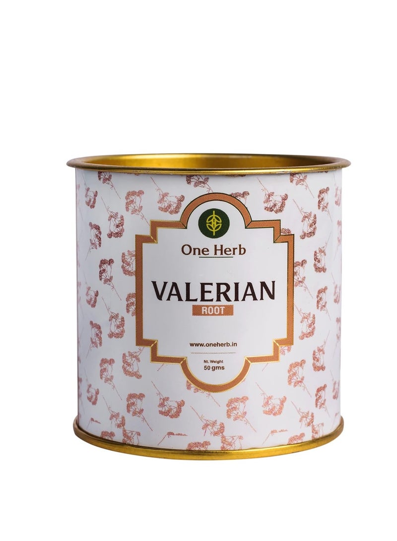 One Herb - Valerian Root for Tea 50g, Tranquil Bliss - Calming & Soothing - for Relaxation, Restful Sleep, Anxiety Relief and Mental Clarity. - Image 1