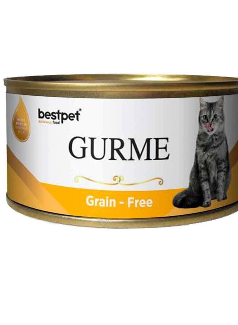 بيست بت Gurme Wet Food Chunks with Chicken in Jelly for Adult Cats