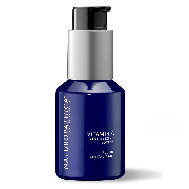 Naturopathica Vitamin C Revitalizing Lotion Lightweight Daily Facial Moisturizer for All Skin Types Hydrating Face Lotion for Men and Women 169 fl oz