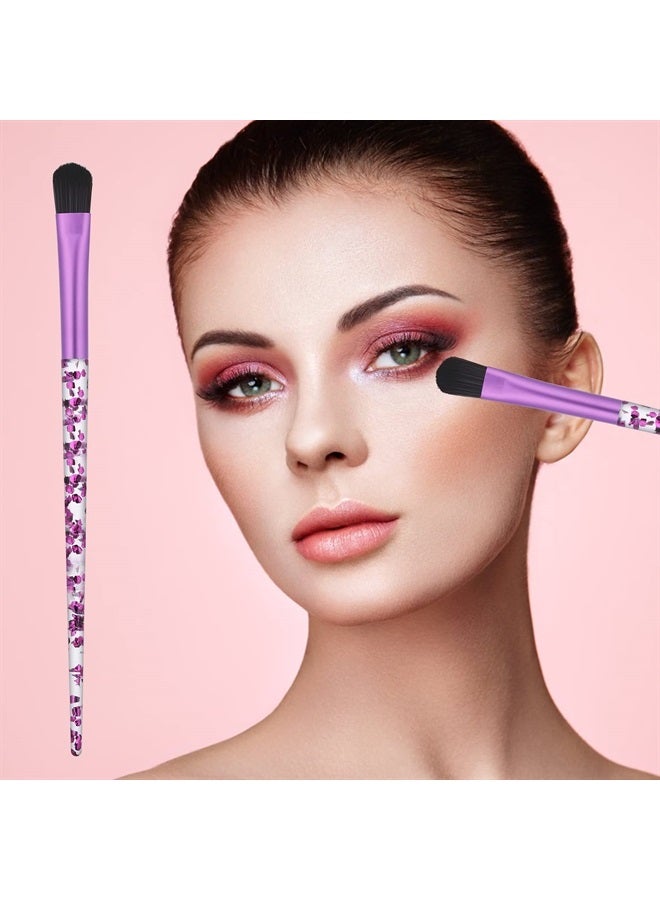 WLLHYF Eye Make Up Brush Set Portable 4PCS Eyeshadow Brush Set Professional Blending Eyeshadow Lip Eye Makeup Brushes for Eyeshadow, Blending, Eyebrow Women Girls Makeup Tool Brush - Image 4