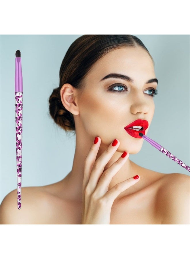 WLLHYF Eye Make Up Brush Set Portable 4PCS Eyeshadow Brush Set Professional Blending Eyeshadow Lip Eye Makeup Brushes for Eyeshadow, Blending, Eyebrow Women Girls Makeup Tool Brush - Image 5