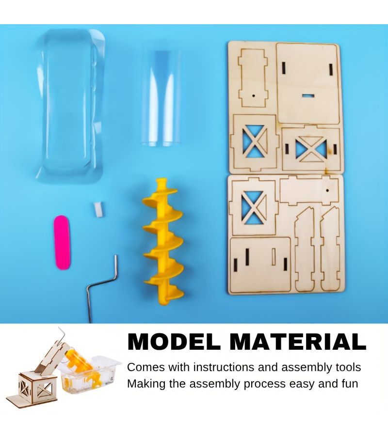 Archimedes Screw Experiment Science Education Kit 1 Set with Manual - Image 4