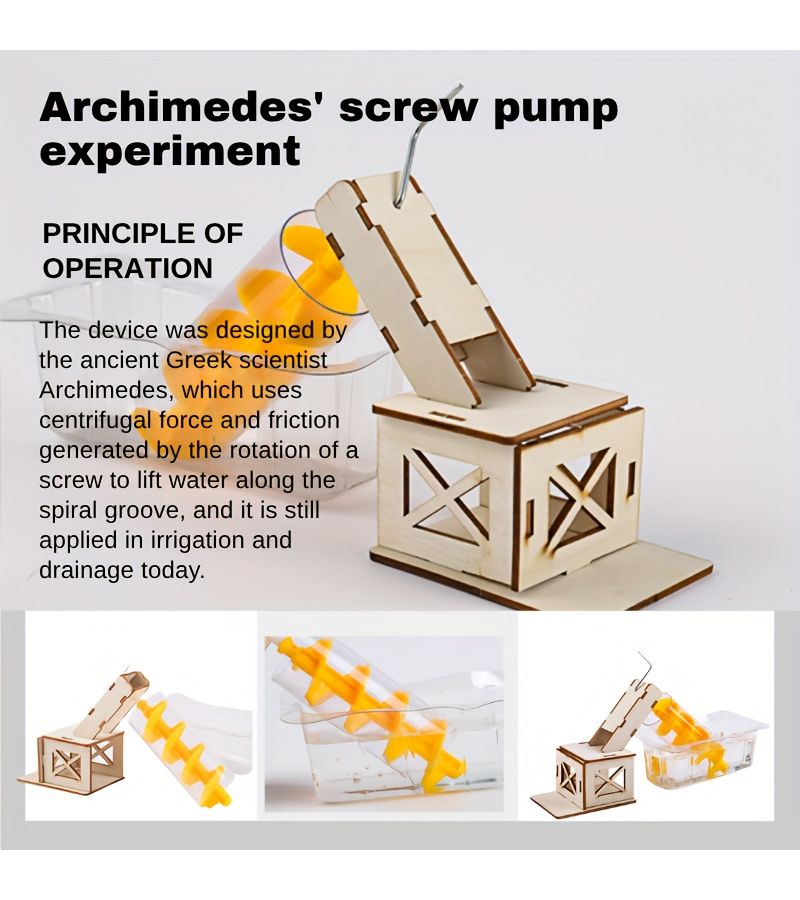 Archimedes Screw Experiment Science Education Kit 1 Set with Manual - Image 5