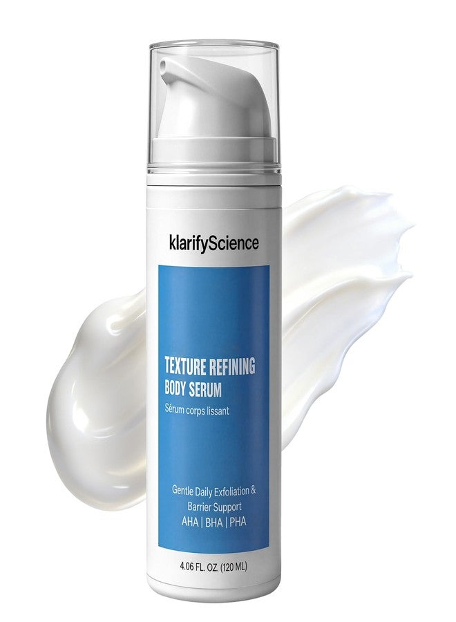 klarifyScience سيروم كلاريفاي ساينس لعلاج التقرن الشعري - مركب ثلاثي الأحماض (ألفا هيدروكسي أسيتون + بيتا هيدروكسي أسيتون + بولي هيدروكسي أسيتون) | سيروم يومي لطيف للوجه والجسم للبشرة الخشنة والمتكتلة، وساقي الفراولة، والشعر النامي تحت الجلد | 120 مل - Image 1