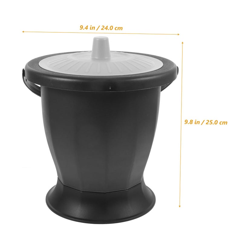 Portable Night Urinal Pot Lid Sturdy Potty Stool For Elderly Spittoon - Image 3