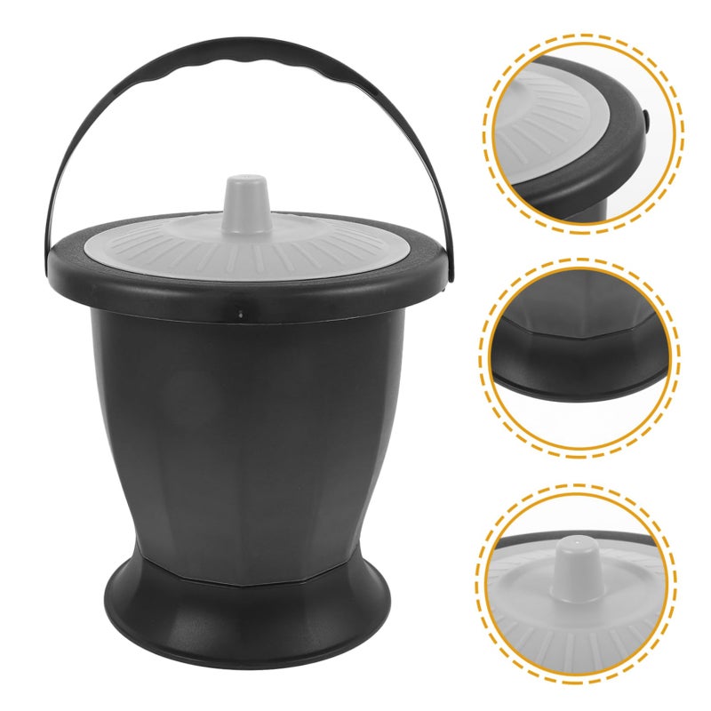 Portable Night Urinal Pot Lid Sturdy Potty Stool For Elderly Spittoon - Image 4