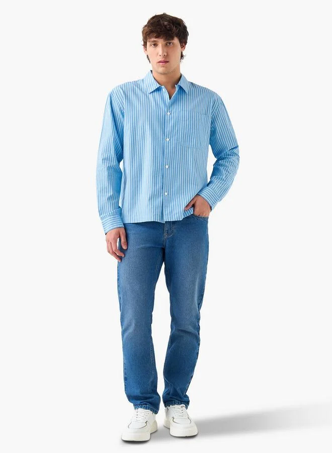 Splash FAV Striped Shirt with Pocket