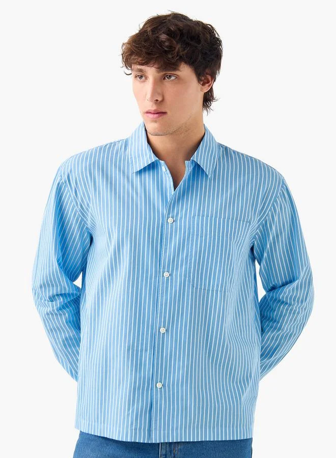 Splash FAV Striped Shirt with Pocket