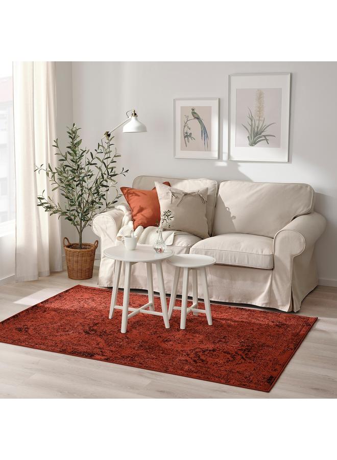 erorex Rug, low pile, red, 133x195 cm - Image 4