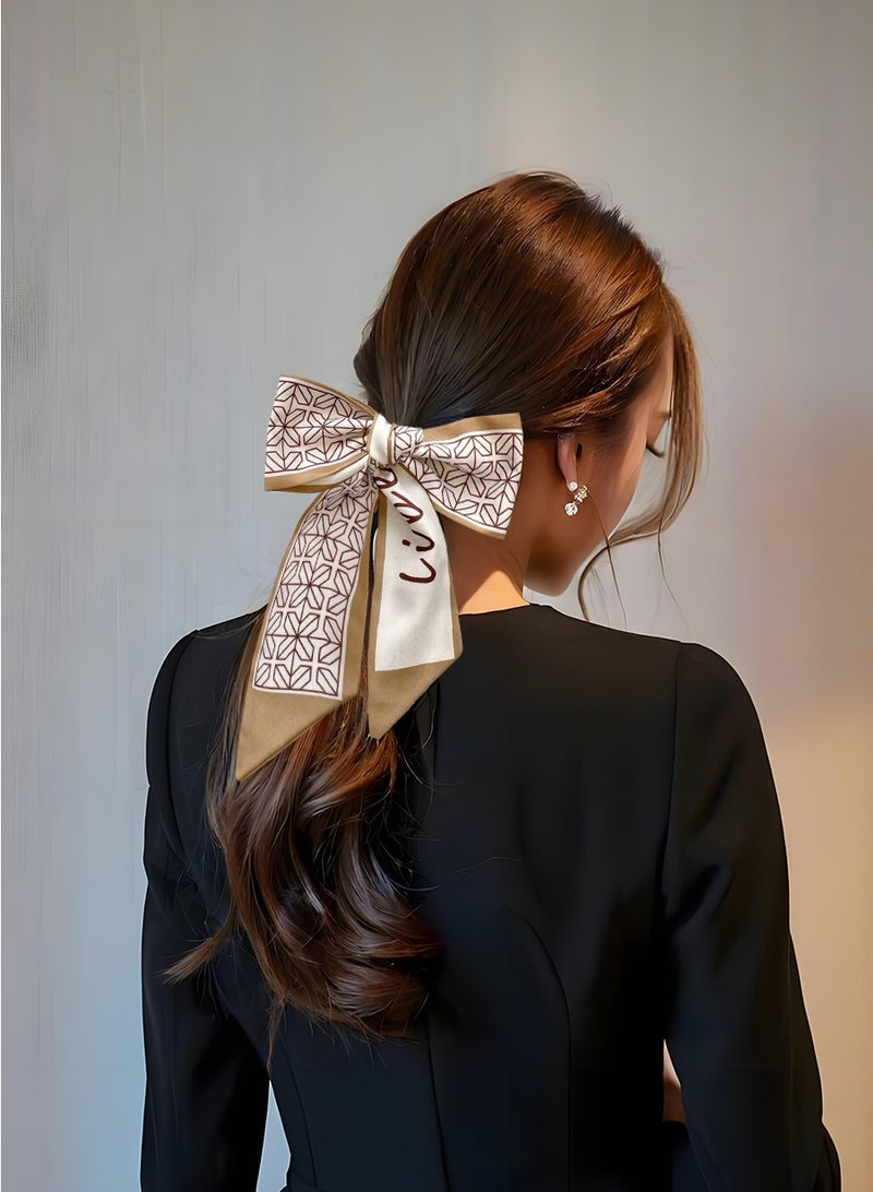 BEIRUI 5pcs Multifunctional Silk Scarf, Fashion Bag Tote Handle Ribbon , Women's Hair Scarf, Handbag Purse Scarf, Gift Box Decorative Strap, Suitable for Headbands Neckbands Hairbands Hairbands Hairbands Handles Ribbons Silk Bustier Scarves Bags Fashion Gifts - Image 2