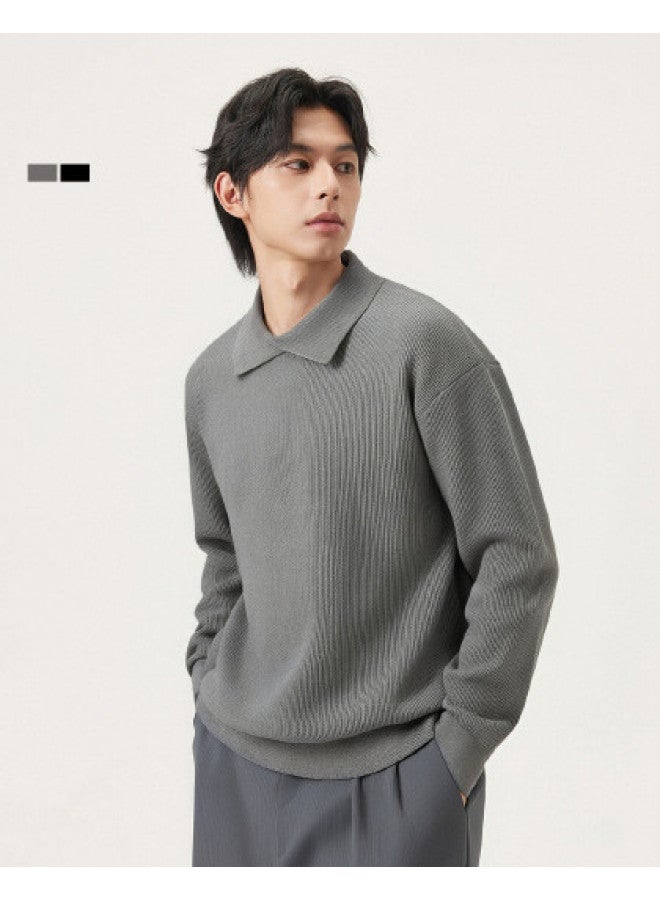 Gxg.Jeans Years Winter New Product Multi-color Basic Solid Color Lapel Sweater Knitwear - Image 1