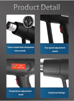 Generic Heat Gun Hot Air With Nozzles 1500w  - Image 3