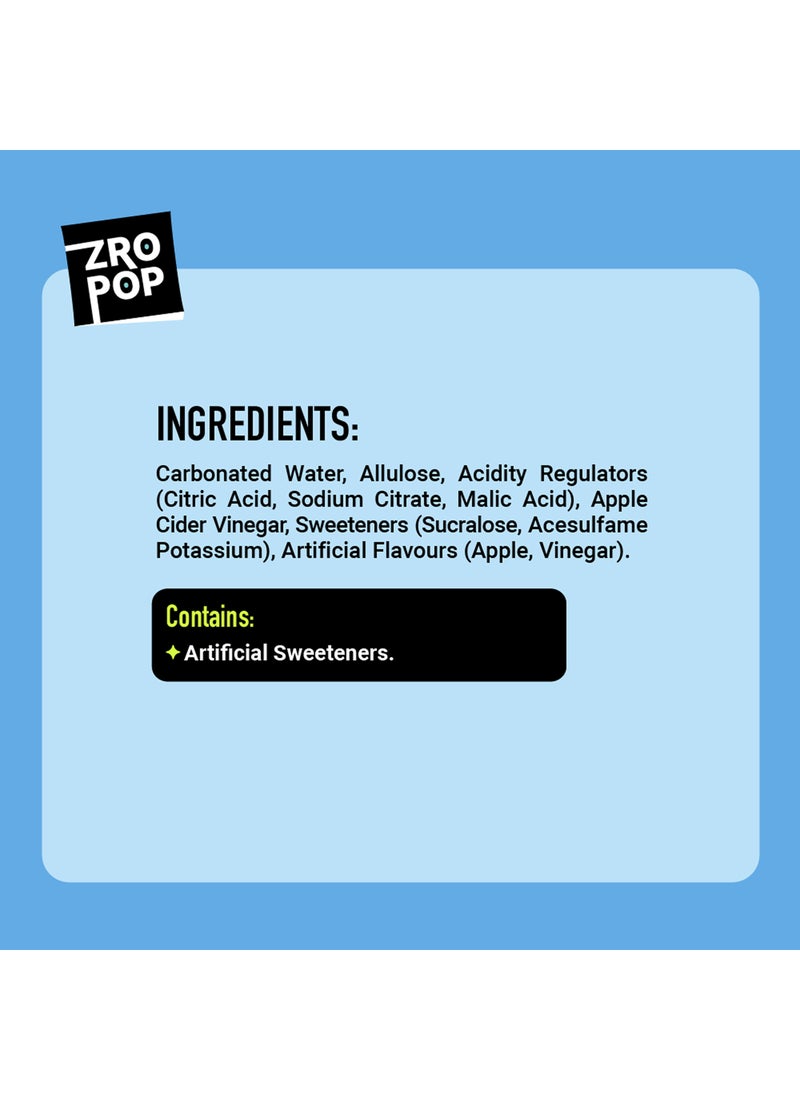 zropop Apple Pop Apple Cider Soda - Image 3