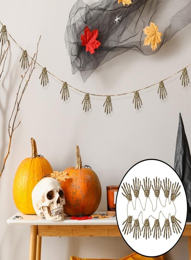 PartySanthe Devil Skeleton Ghost Claws Hand for Halloween Party Ghost Fake Skeleton Skull Hand for Halloween Decorations - Set of 6pcs - Image 4