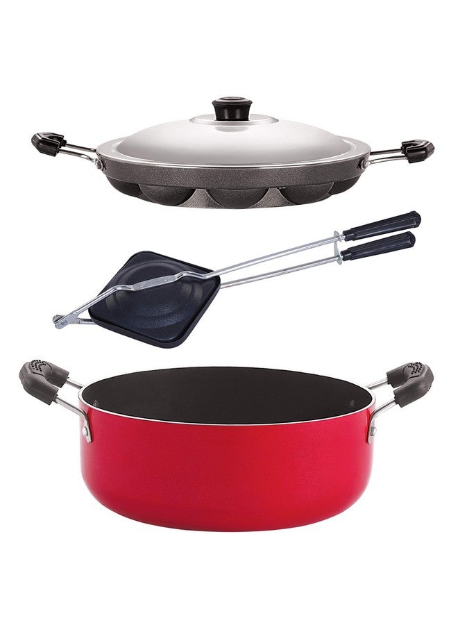 نيرلون مجموعة هدايا من أواني الطهي المصنوعة من الألومنيوم غير اللاصقة من نيرلون (AP12_HT_CS24) - Image 1