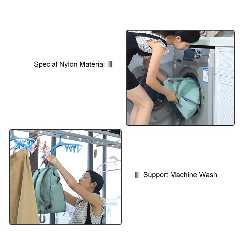 Diaper Bag Backpack Multi-Function Waterproof Large Capacity Nappy Bags for Baby Care Travel With Stroller Strap Machine Washable Purple - Image 2