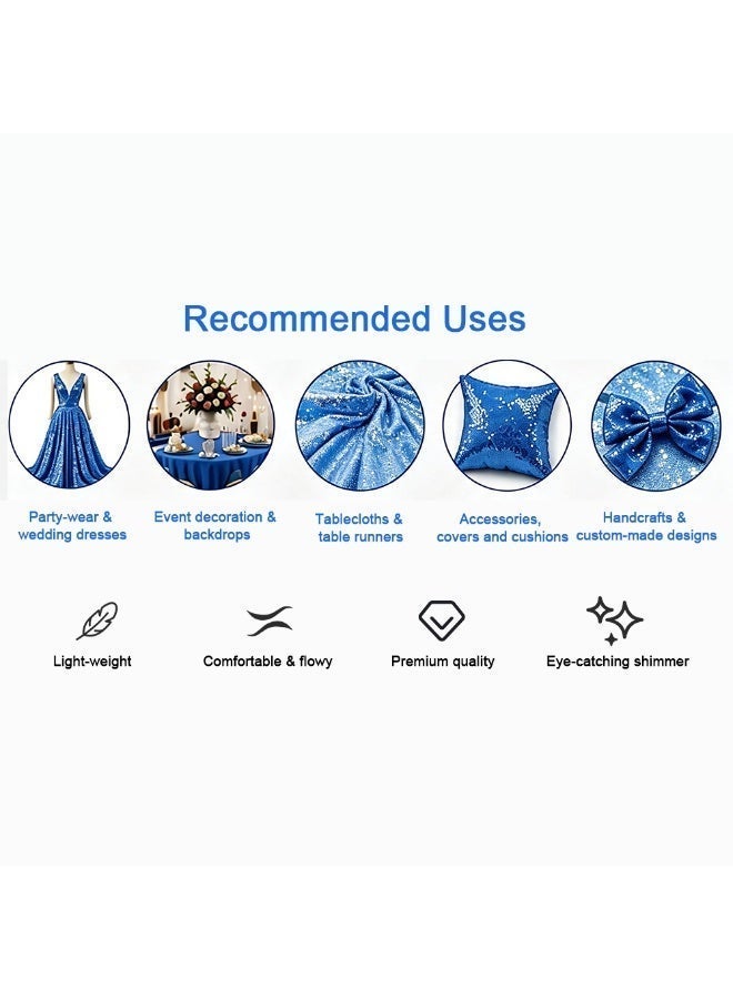 Paiquin Tulle Mesh، 1 متر × 1.30 م عرض، مقاومة للتجاعيد، مادة ناعمة للفستان، البلوزة، البطانية، الحرف، شال السيدات والتلف Paiquin لامعة الخرز للفستان حفلة المساء وشاح الزفاف النساء العروس، ملفوفات العروس Capelet كيب ديكو بوليرو فلافر تغطية - Image 4