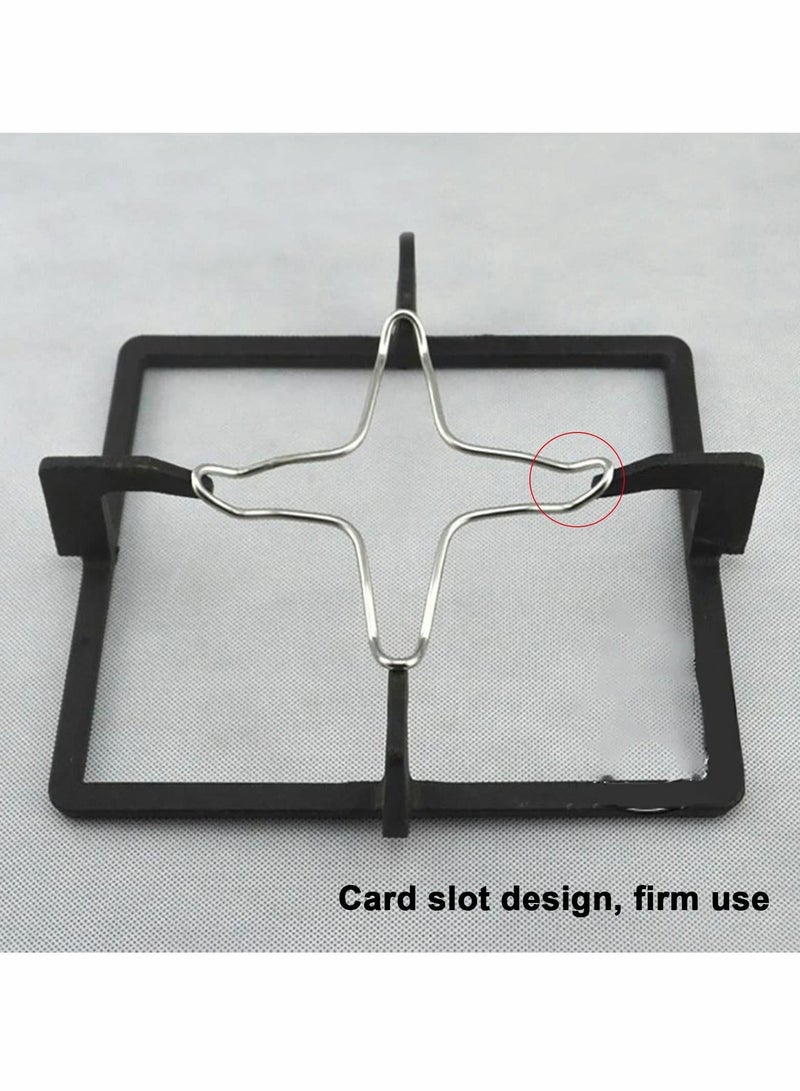 Gas Ring Trivet Reducer Stove Top Hob Cooker Heat Simmer Coffee Pots Cafetiere Espresso Makers Pans Stainless Steel Kitchen Utensil 4 Pieces  - Image 3