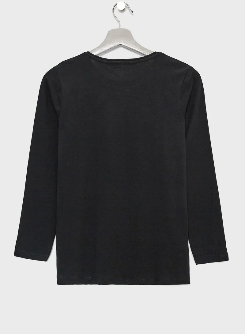 MANGO Kids Slogan T-Shirt
