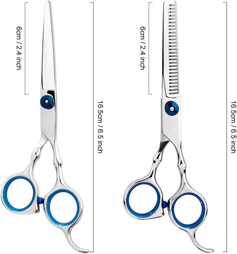 Himart Professional Home Hair Cutting Kit Home Haircutting Scissors Barber Salon Home Thinning Shears Kit with Comb and Case for Men Women - Image 3