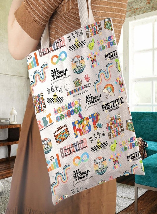 WCGXKO RBT Registered Behavior Technician Gift Behavior Specialist Tote Bag Therapist Gift (RBT tote) - Image 3