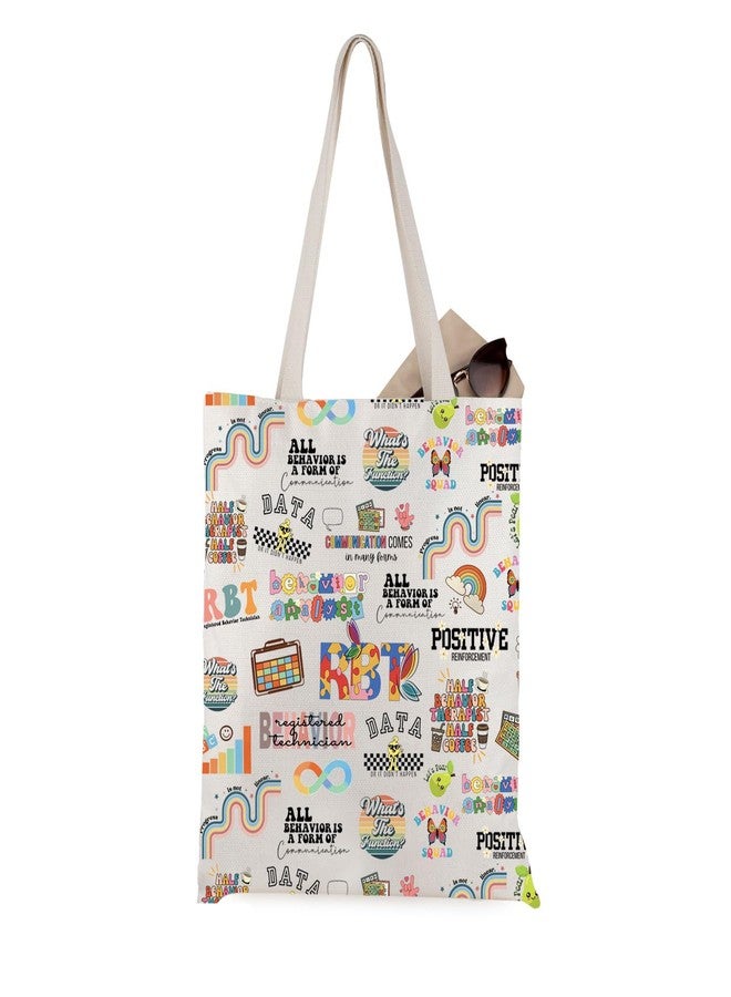 WCGXKO RBT Registered Behavior Technician Gift Behavior Specialist Tote Bag Therapist Gift (RBT tote) - Image 1