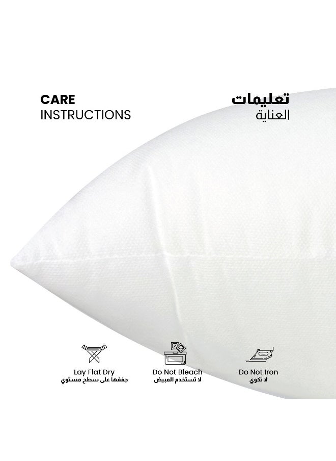 Rest Bedding Throw Pillows Insert Cushion Filler Outer Cover Non Woven Hollowfiber Filling 275 Gm Ultra Soft Fiber Size 30X30Cm , 12X12Inch Cushion Inserts Home Decor White (Pack Of 1)  - Image 5