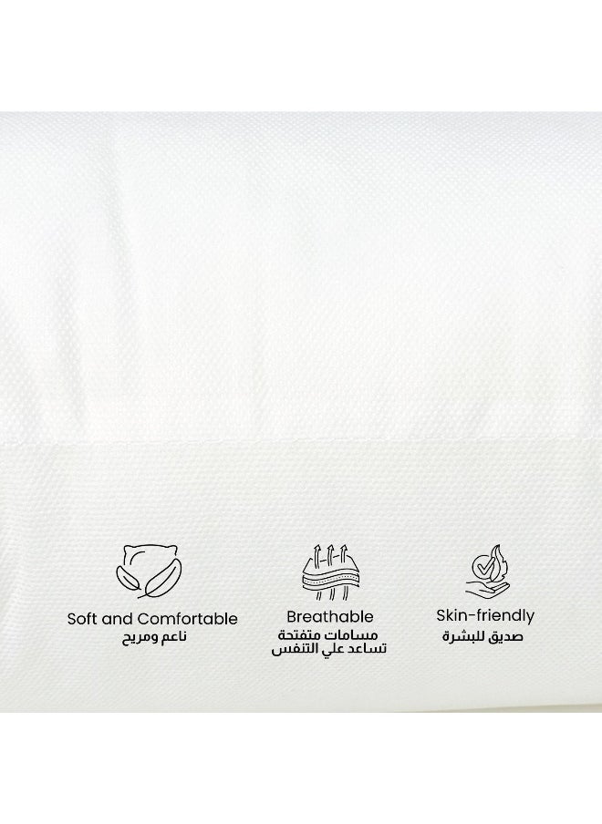 Rest Bedding Throw Pillows Insert Cushion Filler Outer Cover Non Woven Hollowfiber Filling 275 Gm Ultra Soft Fiber Size 30X30Cm , 12X12Inch Cushion Inserts Home Decor White (Pack Of 1)  - Image 4