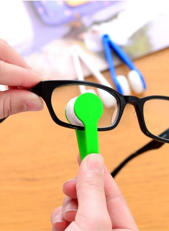 دارك هورس مجموعة من 5 قطع من منظف النظارات الشمسية المصنوع من الألياف الدقيقة، فرشاة ناعمة، أدوات تنظيف، منظف نظارات صغير من الألياف الدقيقة، مشابك تنظيف، ألوان عشوائية - Image 3