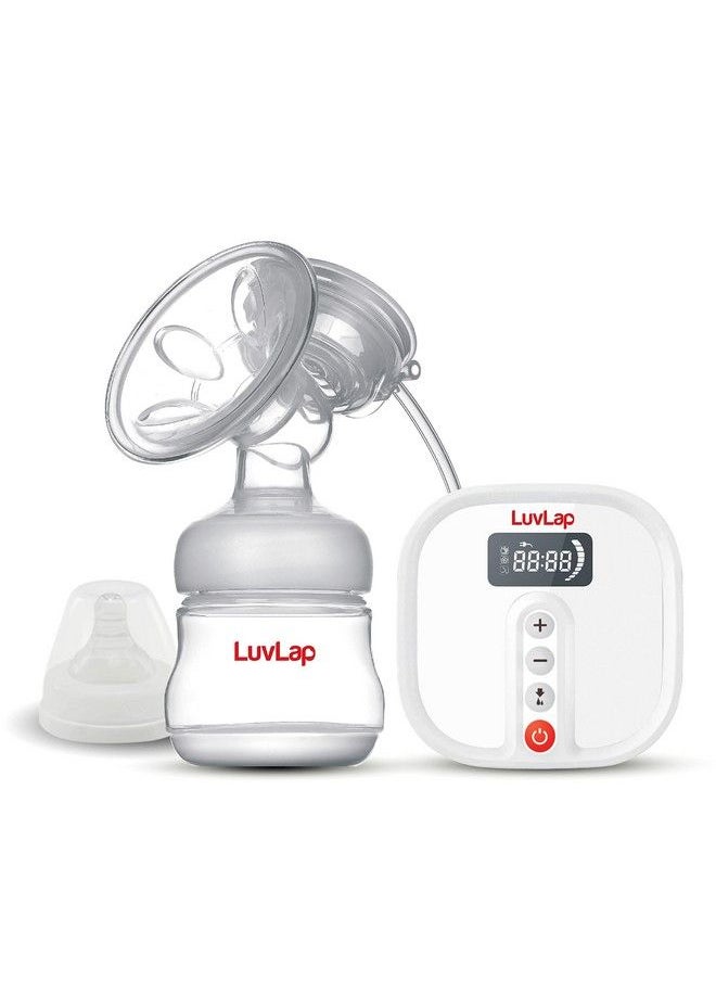 Luvlap - Convertible Electric Breast Pump With 3 Phase Pumping Convertible To Manual Breast Pump 2Pcs Breast Pads Free Soft & Gentle Bpa Free Run On Direct Power No Battery One Year Warranty - Image 1